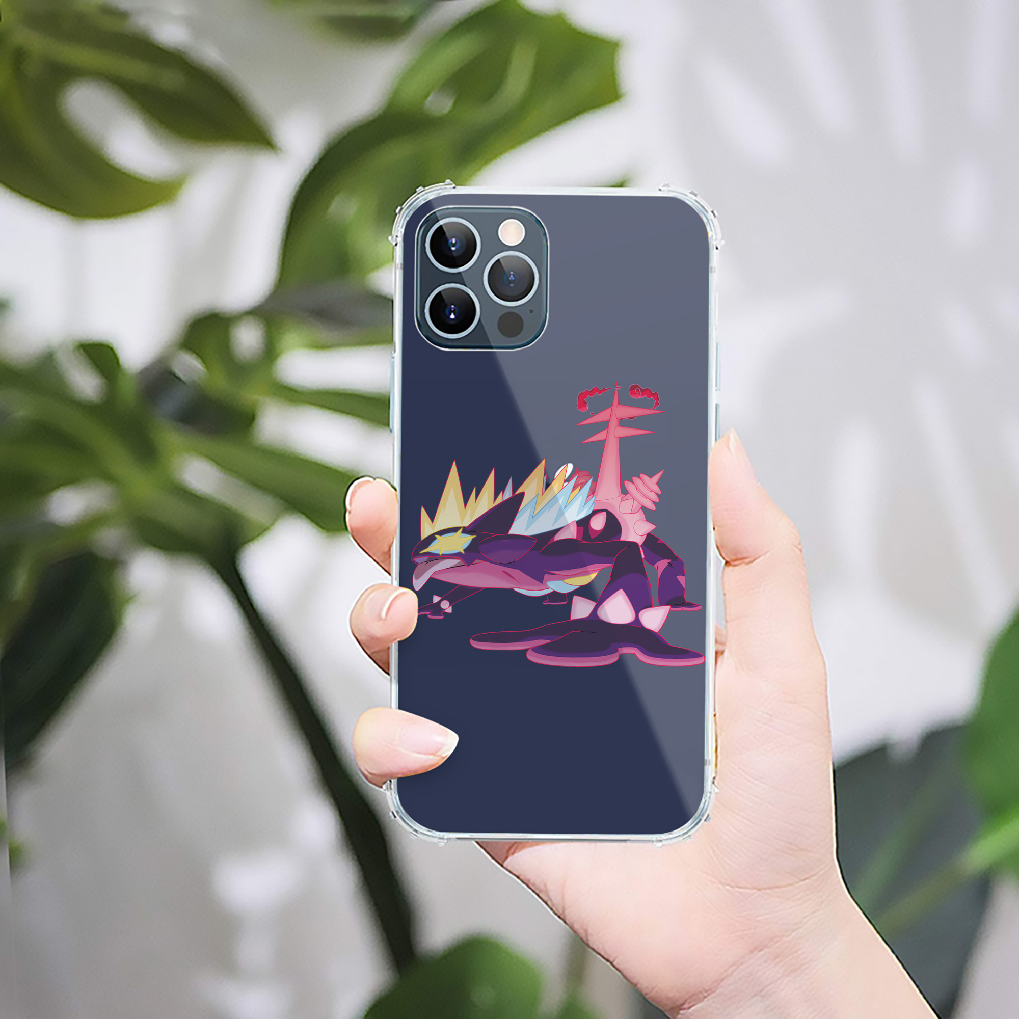 （画像用） ポケットモンスター Pokémon 【iPhone 12シリーズ対応】透明スマホケース（クリアソフトケース）